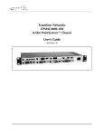Transition Networks CBFTF10XX-15X Network Router User Manual