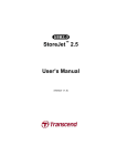 Transcend Information 25 Network Card User Manual