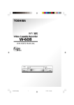 Toshiba W-608 VCR User Manual