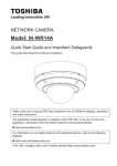 Toshiba Toshiba Network Camera Security Camera User Manual