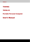 Toshiba tecra s3 Laptop User Manual