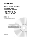 Toshiba SD-V390-S-TU Speaker System User Manual