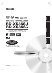 Toshiba RD-XS35SC Portable DVD Player User Manual