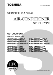 Toshiba RAV-SM2244AT7 Air Conditioner User Manual