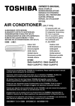 Toshiba RAS-10JKVP-E Air Conditioner User Manual
