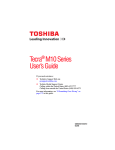 Toshiba PTMB3U 05J014 Laptop User Manual