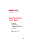 Toshiba PT520U0DX03S Laptop User Manual