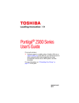 Toshiba PSUL1U01H008 Laptop User Manual