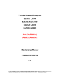 Toshiba PSLE9X Laptop User Manual