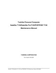 Toshiba PROT130 Laptop User Manual