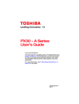 Toshiba PQQ30U-00Y00E Personal Computer User Manual
