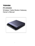 Toshiba P000233790 Network Card User Manual