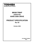 Toshiba MK6017MAP Camcorder User Manual