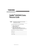 Toshiba M45 Laptop User Manual