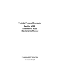 Toshiba M300 Personal Computer User Manual