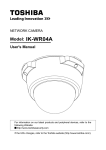 Toshiba IKWR04A Security Camera User Manual