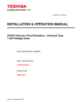 Toshiba H6A-HLS Vacuum Cleaner User Manual