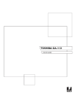 Toshiba GA-1121 Printer User Manual