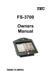 Toshiba FS-3700 Series Network Card User Manual