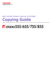 Toshiba E-STUDIO555 Copier User Manual