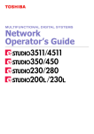 Toshiba e-STUDIO200L/230L All in One Printer User Manual