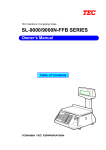 Toshiba EM1-31064 Scale User Manual