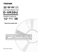 Toshiba D-VR3SU DVD VCR Combo User Manual