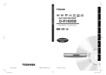 Toshiba D-R160SB DVD Recorder User Manual
