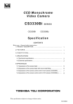 Toshiba CS3330BI Camcorder User Manual