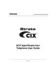 Toshiba CIX-SG-CCACD-VB Telephone User Manual