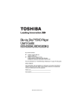 Toshiba BDX4300KU Blu-ray Player User Manual