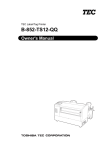 Toshiba B-852-TS12-QQ Printer User Manual