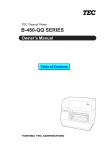 Toshiba B-450-QQ Series Printer User Manual