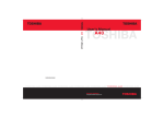 Toshiba a40 Laptop User Manual