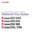 Toshiba 230/280 Fax Machine User Manual