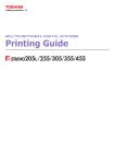 Toshiba 205L Printer User Manual