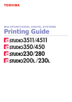 Toshiba 200L Printer User Manual