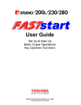 Toshiba 200L Copier User Manual