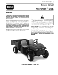 Toro MDE Automobile User Manual