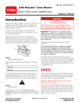 Toro 20016 Lawn Mower User Manual