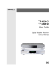 Topfield TF 5100 CI Satellite TV System User Manual