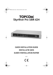 Topcom UBR 624 Network Router User Manual