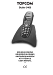 Topcom 5020 Cordless Telephone User Manual