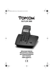 Topcom 2800 Telephone User Manual