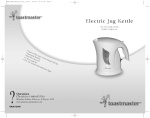 Toastmaster TMJK1CAN Hot Beverage Maker User Manual