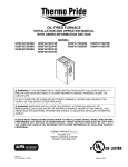 Thermo Products OH6FA072D48R Furnace User Manual