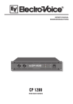 Telex CP 1200 Music Mixer User Manual