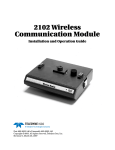 Teledyne 2102 Network Router User Manual