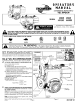 Tecumseh HM80 Automobile User Manual