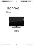 Technika LCD 46-259 Flat Panel Television User Manual